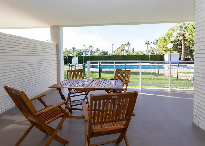 公寓 Brisas B2, 2 Dormitorios, Playa A 100m, By Bookindenia 德尼亚