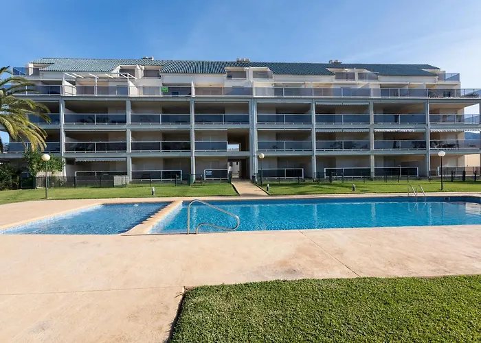 公寓 Brisas B2, 2 Dormitorios, Playa A 100m, By Bookindenia 德尼亚